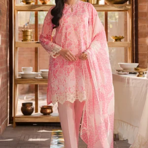 ROSE GLINT-3 PIECE EMBROIDERED LAWN SUIT