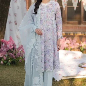 TENDER BREEZE-3 PIECE EMBROIDERED LAWN SUIT